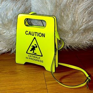 Caution Sign Novelty Shoulder Bag